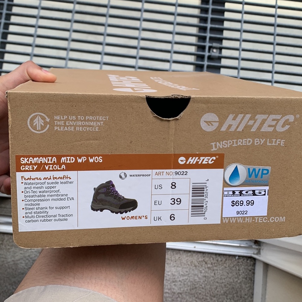 Hi Tec Apex Lite Women's waterproof hiking boots size 8 - Picture 5 of 5